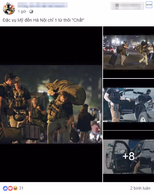 Trước thềm Hội nghị Thượng đỉnh Mỹ-Triều, trên nhiều fanpage MXH bất ngờ đăng tải loạt ảnh ghi lại cảnh các mật vụ mang vác vũ khí, đạn dược kèm rất nhiều thiết bị an ninh xuất hiện tại Hà Nội.