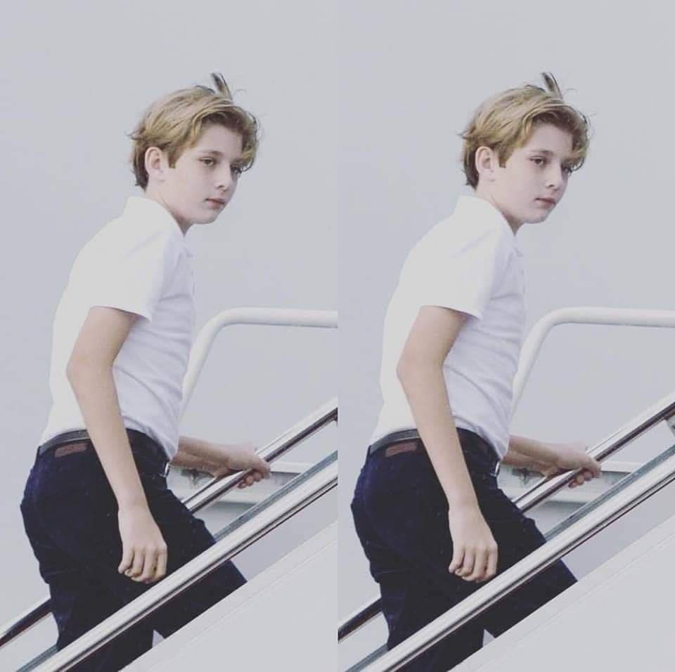 Cậu út quý tử nhà Trump rất hiếm khi xuất hiện trước công chúng. Bởi phu nhân Melania không muốn công khai và luôn cố gắng giữ một cho con trai một cuộc sống riêng tư hết sức có thể, kể từ khi họ chuyển đến New York tới Nhà Trắng hồi tháng 5/2017.