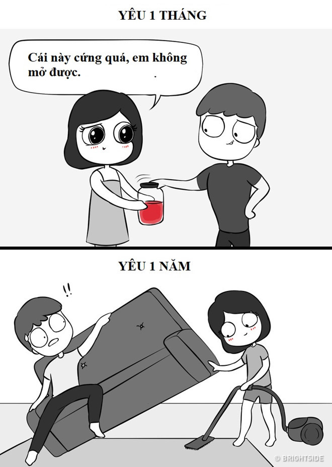 "Em thừa sức cân cả thế giới đấy, chỉ là em muốn để cho anh thể hiện sự galant thôi".