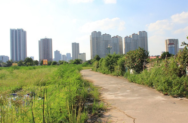 Mặc dù đến nay đã có 52,8ha được giải phóng mặt bằng, nhưng hiện dự án vẫn “giẫm chân tại chỗ”, chưa được triển khai. 