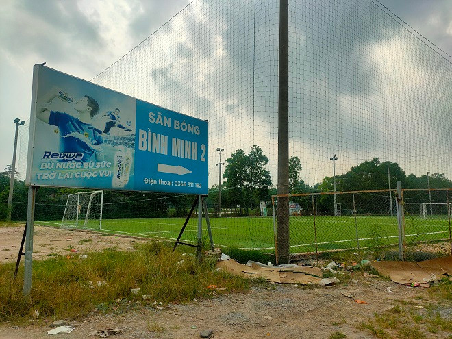 Dù phương án có khu vui chơi, thể thao nhưng chỉ có vài 3 sân bóng cho thuê để kinh doanh. 