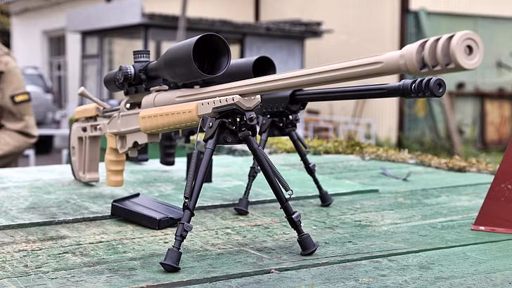 T-5000 được chế tạo bằng thép không gỉ sử dụng thiết kế thoi nạp đạn trượt lên đạn bằng tay cũng như thoi nạp đạn xoay với hai móc khóa viên đạn cố định vào vị trí.