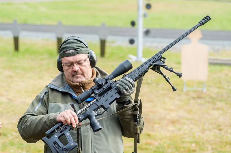 Súng có thể được làm thích hợp với người thuận tay phải hoặc tay trái tùy theo yêu cầu. Báng súng có thể điều chỉnh chiều dài và chiều cao để phù hợp với xạ thủ.