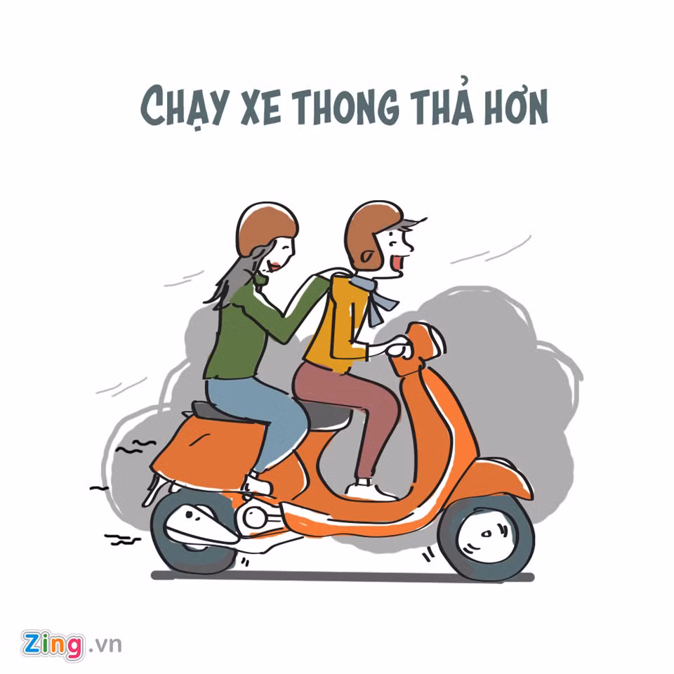 Thay vì phóng xe khẩn trương giữa cái nóng 30 độ C như trước đó, mọi người bắt đầu chạy xe thong thả hơn khi trời lạnh.
