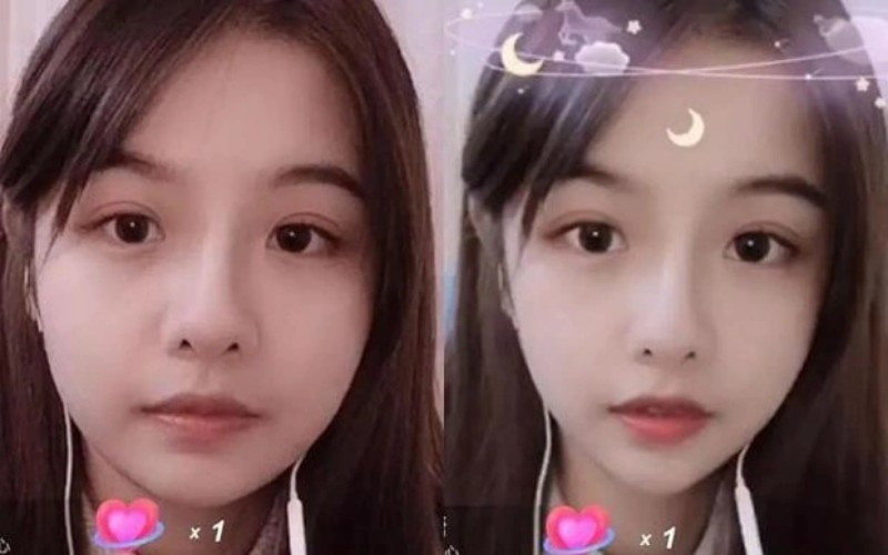 Ngoài ra, một hot girl mạng khác Tiểu Trảo Kỷ vô tình tắt nhầm tính năng làm đẹp của ứng dụng livestream khiến nhan sắc thật bị công khai trên mạng.