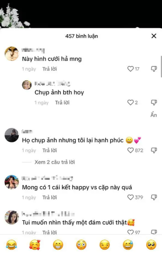 Tuy nhiên, cũng có bình luận cho biết đây chỉ là một concept chụp ảnh cưới với Linh Ngọc Đàm và bạn trai là người mẫu.