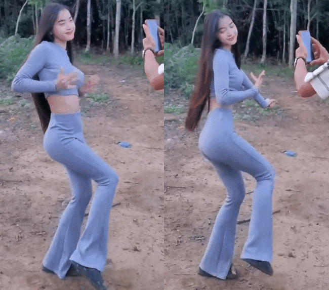 Yona Cươn mặc trang phục bó sát, hở hang nhảy trước mặt phụ huynh.