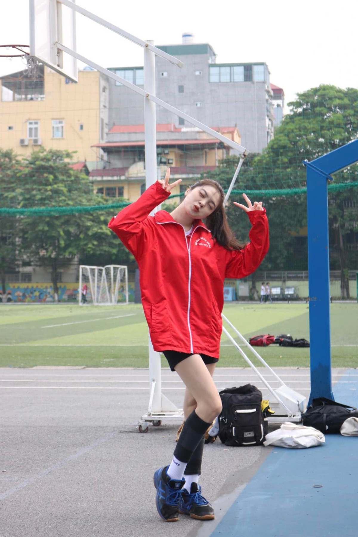 Sinh ra trong gia đình có truyền thống thể thao, Trang được tiếp xúc, tập luyện các bộ môn thể thao từ nhỏ.