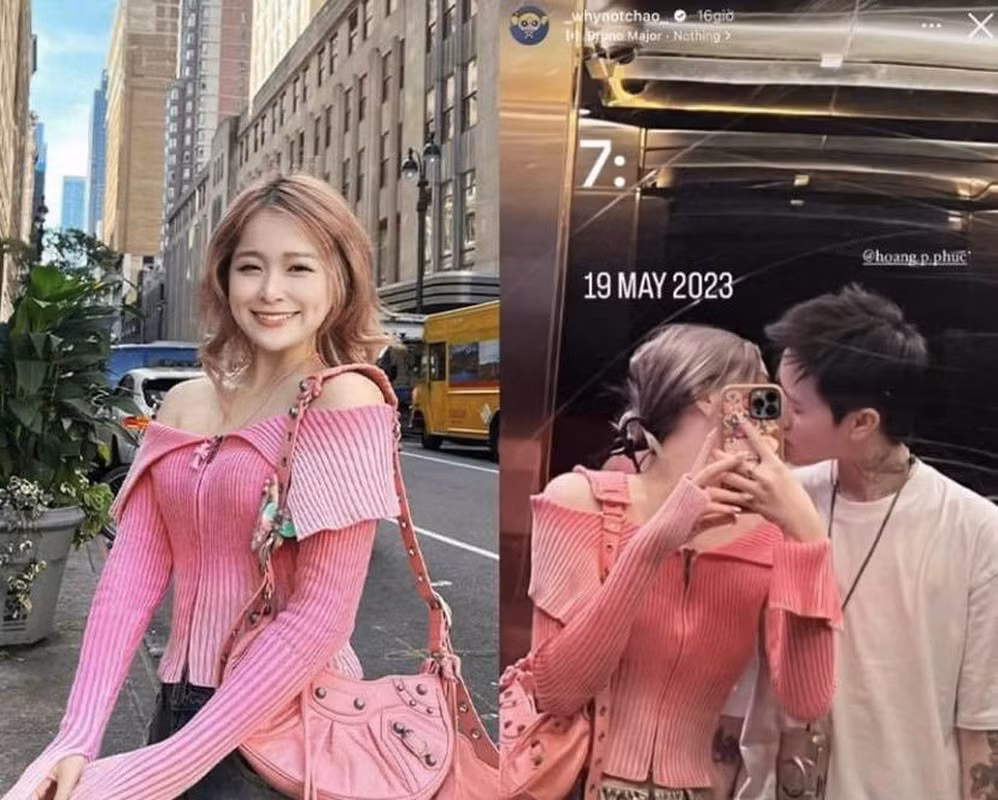 Trước đó cô công khai đã có bạn trai trên trang cá nhân.