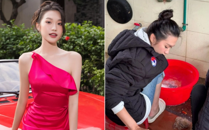 Hình ảnh gần gũi và giản dị của Hải My khiến cư dân mạng rất thích thú và dành nhiều lời khen ngợi.