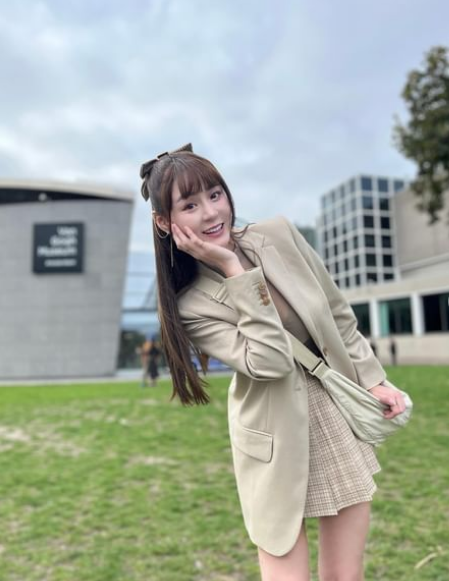 Người đẹp cao 1m73, 3 vòng cân đối, thon thả nhờ tập luyện chăm chỉ.