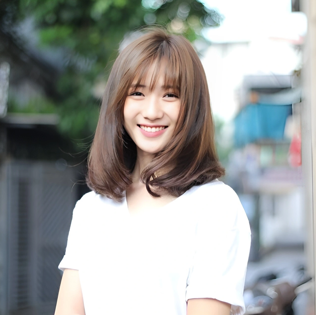 So với thời điểm là hot girl, đến hiện tại Trâm Anh vẫn giữ được nét đẹp tự nhiên.