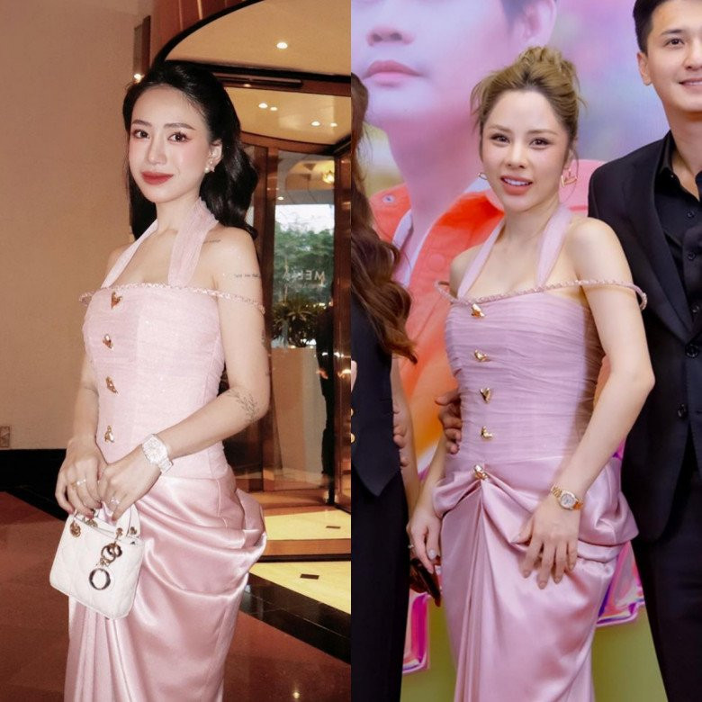 Mặc dù có màn "đụng hàng" thiết kế váy ăn cưới, thế nhưng netizen phần lớn dành lời khen cho Joyce Phạm.