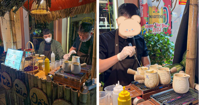 Trà sữa đất nung (hay còn gọi là trà sữa nướng Vân Nam) bắt nguồn từ Trung Quốc. Giống như tên gọi, thức uống đặc biệt này được đựng trong một chiếc ly được làm từ đất nung khá đẹp mắt hiện tại vẫn thu hút giới trẻ. Ảnh: Tổng hợp