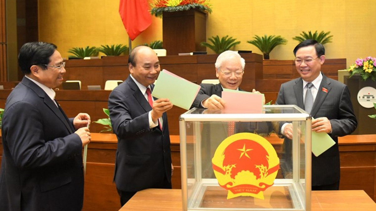 Lấy phiếu tín nhiệm Chủ tịch nước, Thủ tướng vào cuối năm 2023 Lay phieu tin nhiem Chu tich nuoc, Thu tuong vao cuoi nam 2023