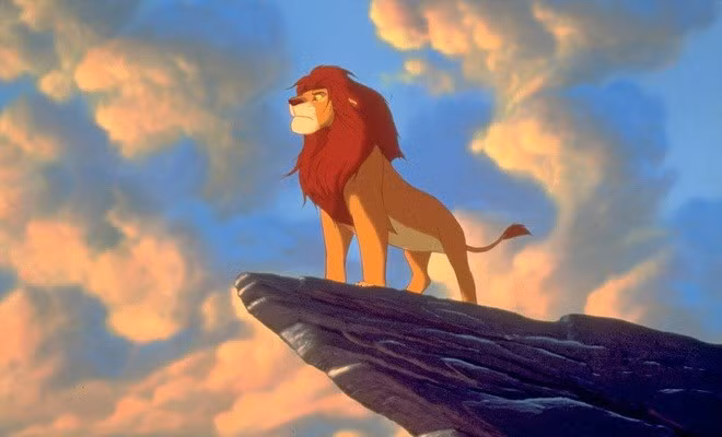 Chú sư tử trong phim "Vua sư tử".