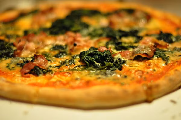 Món Pizza đẹp mắt được chế biến từ chính máy in 3D.