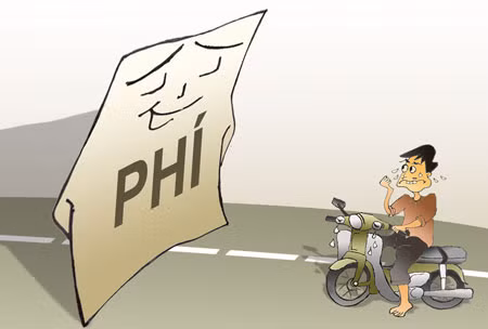 Tam dung thu phi duong bo voi xe may tu ngay 1/1/2016