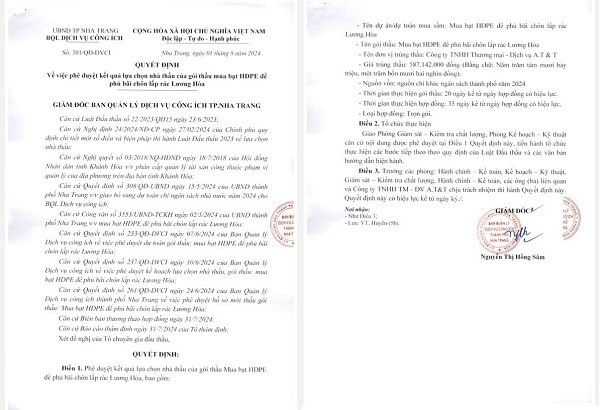 Cuộc đua giành gói mua bạt HDPE 1,5 tỷ tại Ban DVCI Nha Trang - Hình 3 Cuoc dua gianh goi mua bat HDPE 1,5 ty tai Ban DVCI Nha Trang-Hinh-3