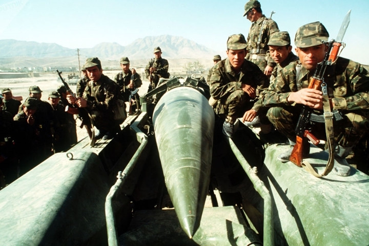Hình ảnh những người lính Xô viết ở Afghanistan vào đầu tháng 9/1988.