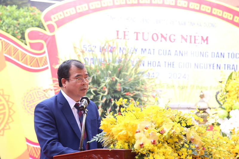 Hai Duong: Tuong niem 582 nam ngay mat Danh nhan Nguyen Trai-Hinh-2