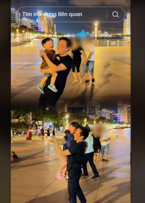 Mới đây, Cường Đô la và Đàm Thu Trang thoải mái lộ diện sau khi ẩn các bài viết trên Facebook vào tháng 7/2024. Ảnh: TikTok Đàm Thu Trang.