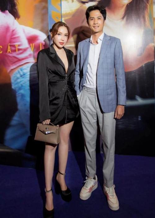 Khả Như giữ kín chuyện tình cảm sau khi chia tay Khương Ngọc. Từ cuối năm 2023, cô được ghép cặp với Huỳnh Phương (trong ảnh). Ảnh: Saostar.