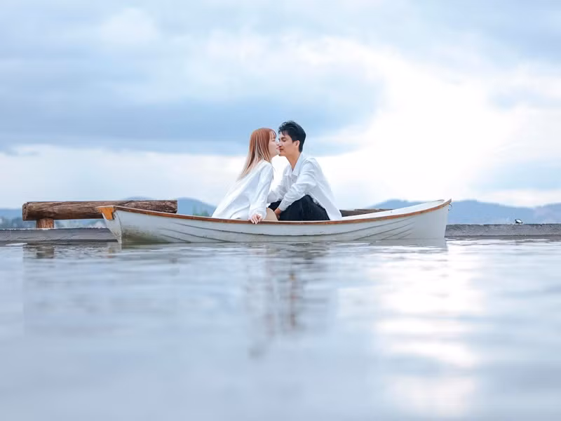 Mới đây, Mạc Văn Khoa và Thảo Vy du lịch Đà Lạt hâm nóng tình cảm. Ảnh: FB Mạc Văn Khoa.