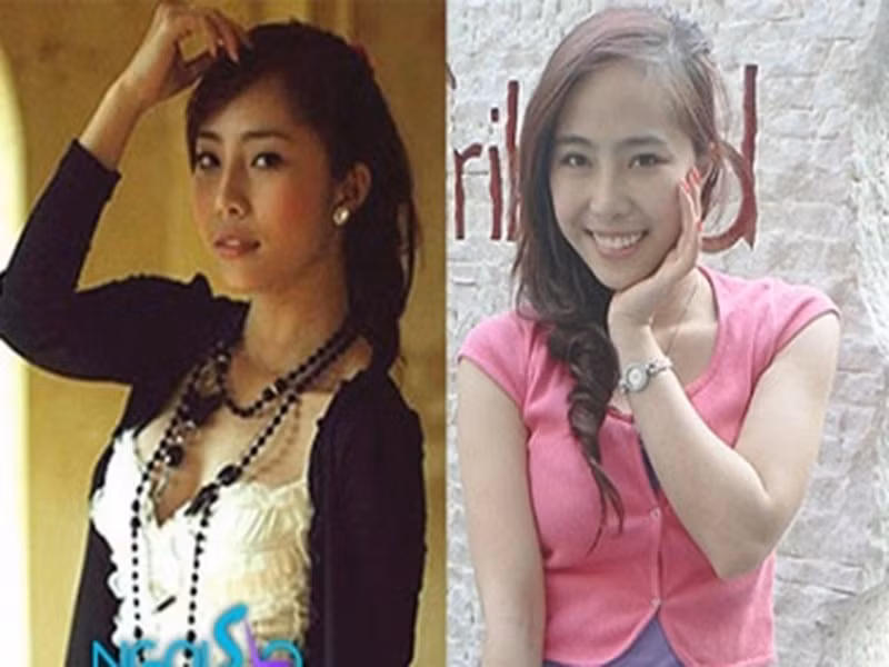 Nhan sắc của Quỳnh Nga cách đây nhiều năm không thực sự nổi bật. Ảnh: Gia Đình Việt Nam.