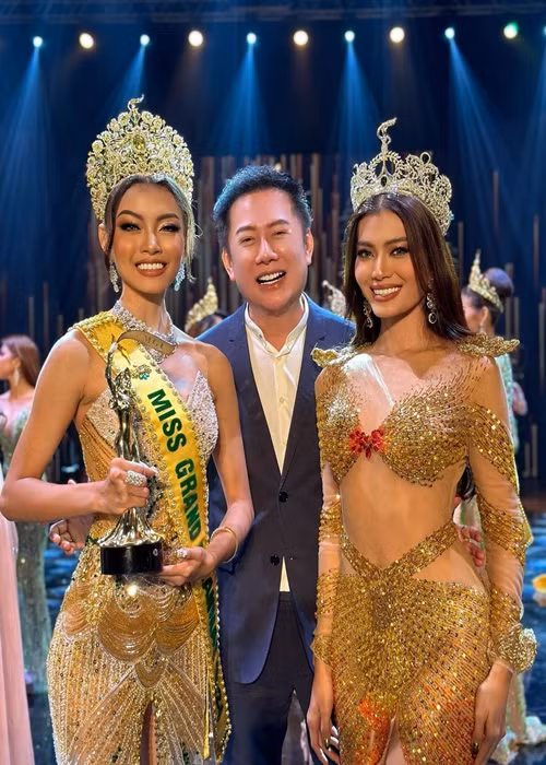 Ni Ni trao vương miện Miss Grand Myanmar 2024 cho Thae Su Nyein.