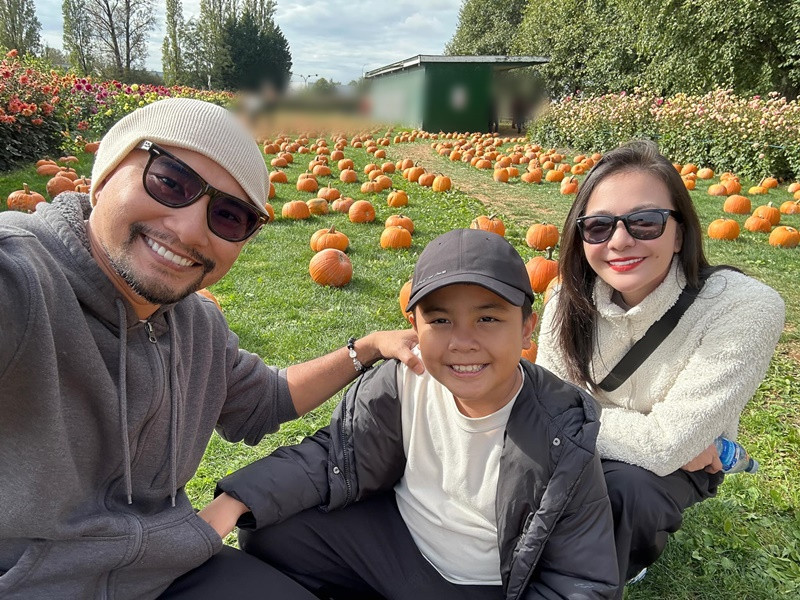 Do yêu thích thời tiết, khí hậu và phong cảnh Canada, Huỳnh Đông muốn vợ con định cư xứ lá phong.