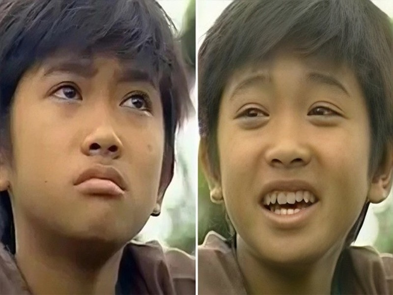 27 năm trước, Phùng Ngọc gây chú ý khi đóng vai thằng Cò trong phim Đất phương Nam. Tưởng chừng, sự nghiệp sẽ lên như diều gặp gió, anh lại gặp nhiều khó khăn. Vì cát-sê bèo bọt không đủ nuôi sống bản thân, Phùng Ngọc không đóng phim mà chuyển sang chạy xe ôm và cắt tóc. Từ năm 2024, anh bán hàng cho một thương hiệu thực phẩm. Ảnh: Vietnamnet.