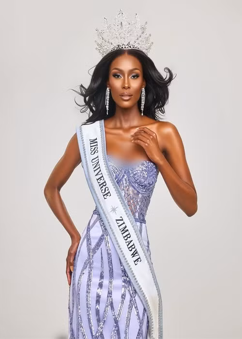 Sakhile Zie Dube đăng quang Miss Universe Zimbabwe 2024. Cô từng lọt top 8 Miss Earth 2022 - Hoa hậu Trái đất 2022, top 24 Miss Supranational 2023. Ảnh: Instagram Sakhile Zie Dube.