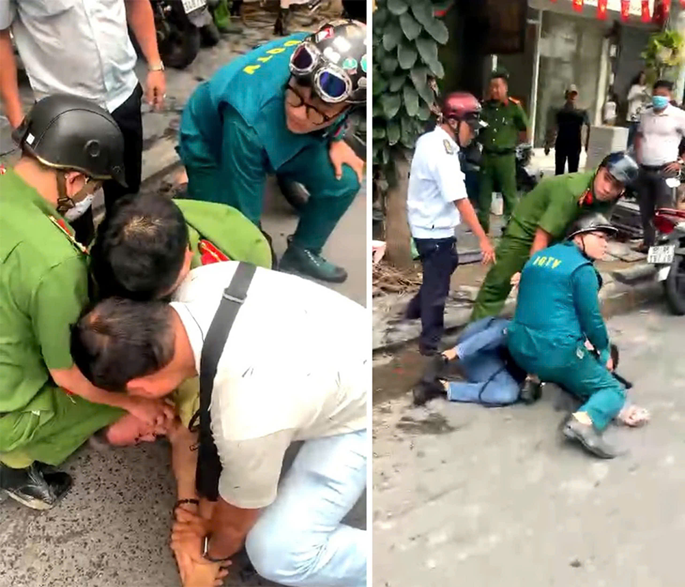 Khởi tố chủ tiệm cầm cây sắt đuổi cán bộ phường ở TPHCM - Hình 2 Khoi to chu tiem cam cay sat duoi can bo phuong o TPHCM-Hinh-2