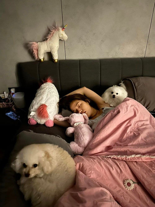 Sau loạt ảnh "dìm hàng" Puka, Gin Tuấn Kiệt hài hước chia sẻ: "Tui mới được mở cửa cho vô nhà lại. Thôi giờ up hình đàng hoàng". Ảnh: FB Gin Tuấn Kiệt.