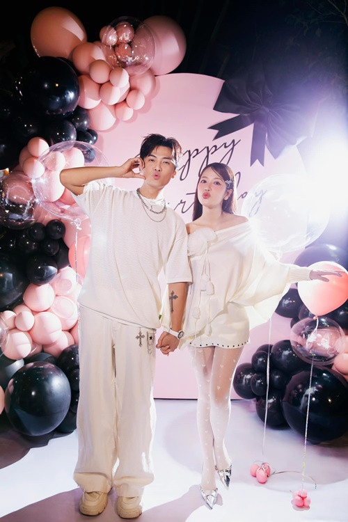 Gin Tuấn Kiệt gửi lời chúc mừng sinh nhật đến Puka: "Chúc em luôn xinh đẹp, rạng ngời và lúc nào cũng hạnh phúc". Ảnh: FB Puka.