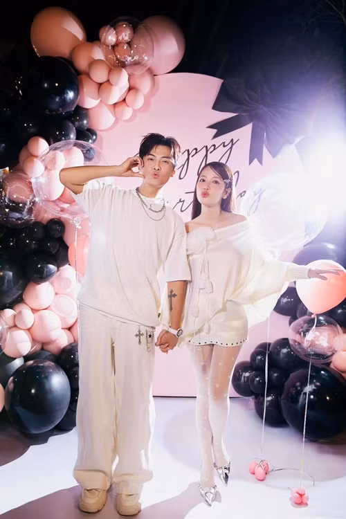 Gin Tuấn Kiệt gửi lời chúc mừng sinh nhật đến Puka: "Chúc em luôn xinh đẹp, rạng ngời và lúc nào cũng hạnh phúc". Ảnh: FB Puka.