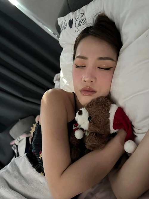 Puka lộ những khoảnh khắc ngủ say. Ảnh: FB Gin Tuấn Kiệt.