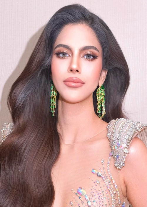 Tân Miss Grand International 2024 sở hữu gương mặt xinh đẹp với đôi mắt hút hồn, môi quyến rũ, chiếc mũi cao. Ảnh: Instagram Rachel Gupta.