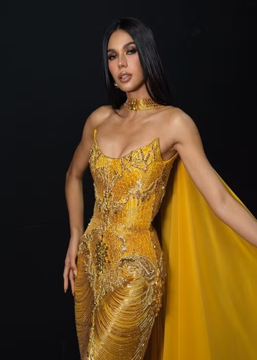 Á hậu 1 Miss Grand International 2024 Christine Juliane Opiaza cao 1m72, có số đo ba vòng 81-61-94 cm. Ảnh: Instagram Christine Juliane Opiaza.