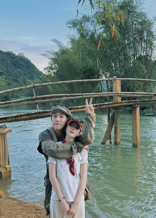 Cách đây không lâu, Tuấn Mõ công khai hẹn hò Thu Trang. Ảnh: FB Tuấn Mõ.