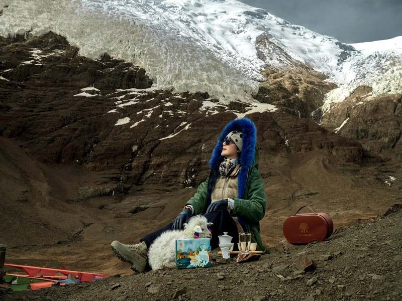 Nàng hậu không ngại du lịch những nơi đòi hỏi thể lực, khó chinh phục. Ảnh: FB Giáng My.