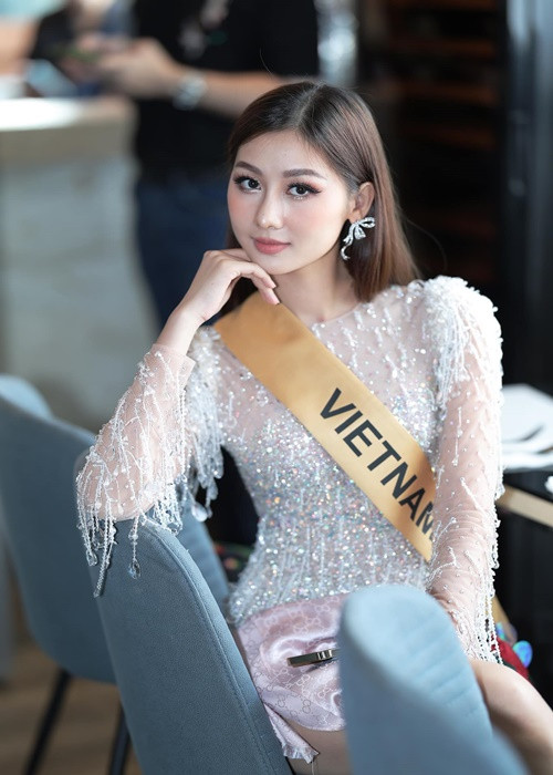 Trước khi vào top 15 phần thi hát, Quế Anh lọt top 10 thí sinh được yêu thích nhất. Ảnh: FB Quế Anh.