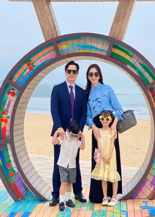 Doanh nhân Trung Tín - chồng Thu Thảo chia sẻ về con gái thứ 3: "Từ ngày có em, ba xuống thêm một hạng. Từ ngày có em, ba vui biết chừng nào".