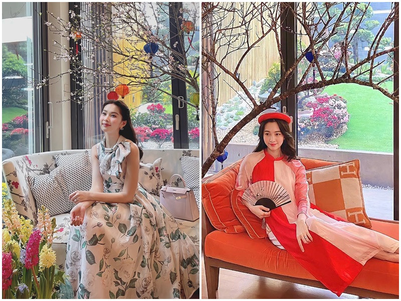 Trong những năm qua, Thu Thảo luôn chăm chút cho biệt thự. Ảnh: FB Thu Thảo.