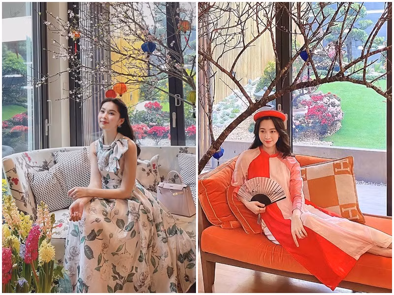 Trong những năm qua, Thu Thảo luôn chăm chút cho biệt thự. Ảnh: FB Thu Thảo.