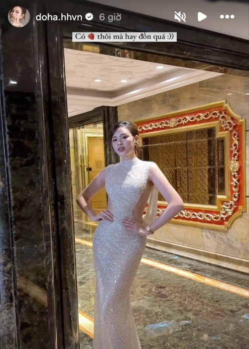 Đỗ Thị Hà chia sẻ, cô không mang bầu. Ảnh: FB Đỗ Thị Hà.