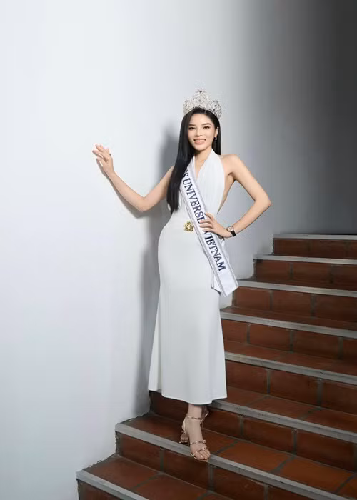 Theo VTV, Kỳ Duyên chính thức lên đường sang Mexico thi quốc tế vào ngày 27/10. Ảnh: FB Miss Universe Vietnam