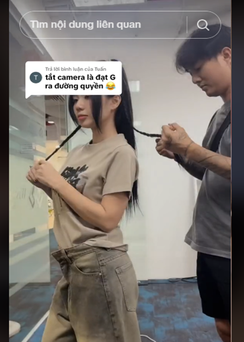 Nam rapper cho biết, anh bớt nóng tính. Ảnh: TikTok Bảo Ngọc.