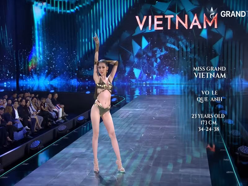 Quế Anh cao 1m73, sở hữu số đo ba vòng 86-61-96 cm. Ảnh: Sen Vàng.